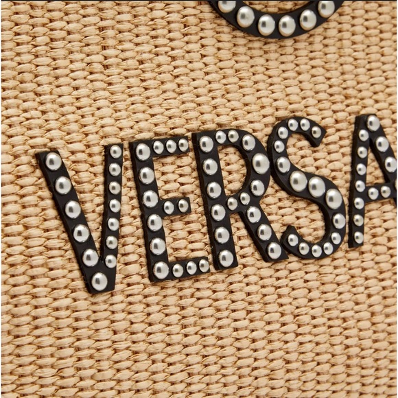 🌟SOLD🌟 NWT Versace Raffia Tote Bag - Picture 8 of 12